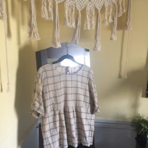 Madewell babydoll style shirt
